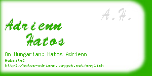 adrienn hatos business card